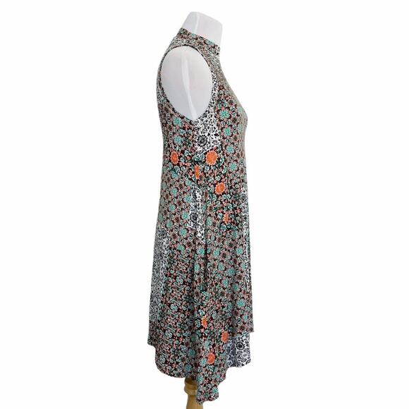 ANTHROPOLOGIE MAEVE Lilt Swing Dress Floral Patchwork Print Size XS - Picture 6 of 11